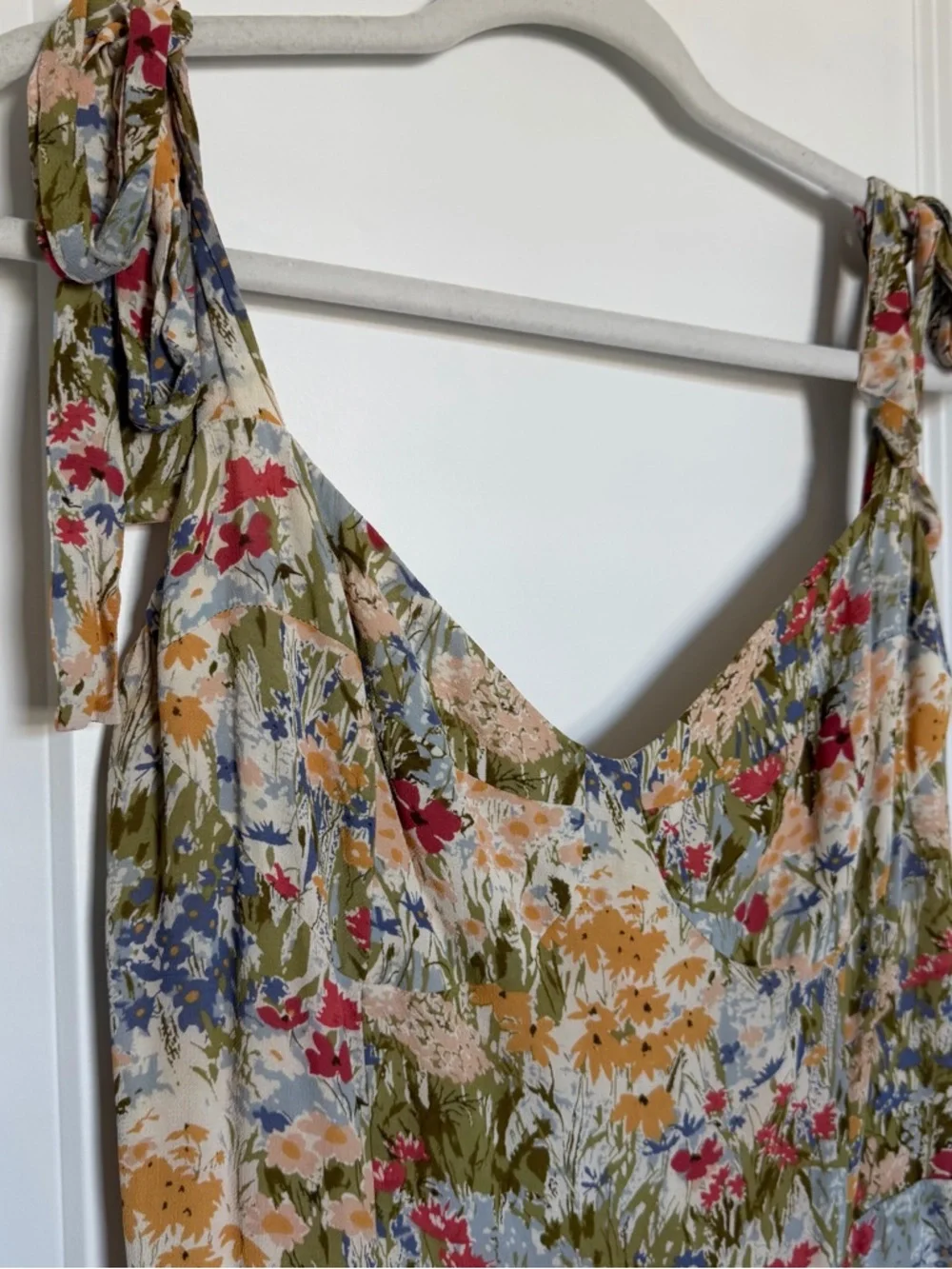 Reformation Nadira Floral Midi Dress Countryside - Picture 9 of 9